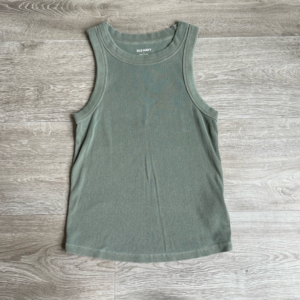Old Navy Size S Army Green Ribbed Tank